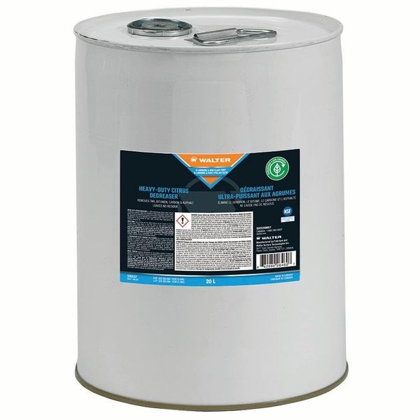 Walter Surface Technologies 20 L / 5.2 Gal Pail, Liquid, Brown 53G537